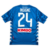 2018/19 Napoli Home Football Shirt (L) Kappa #24 Insigne