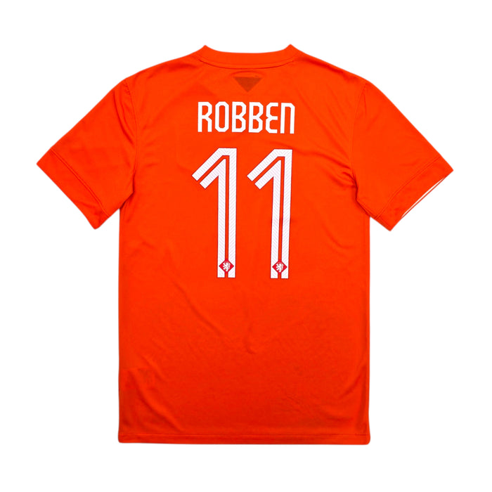 2014/15 Holland Home Football Shirt (S) Nike #11 Robben