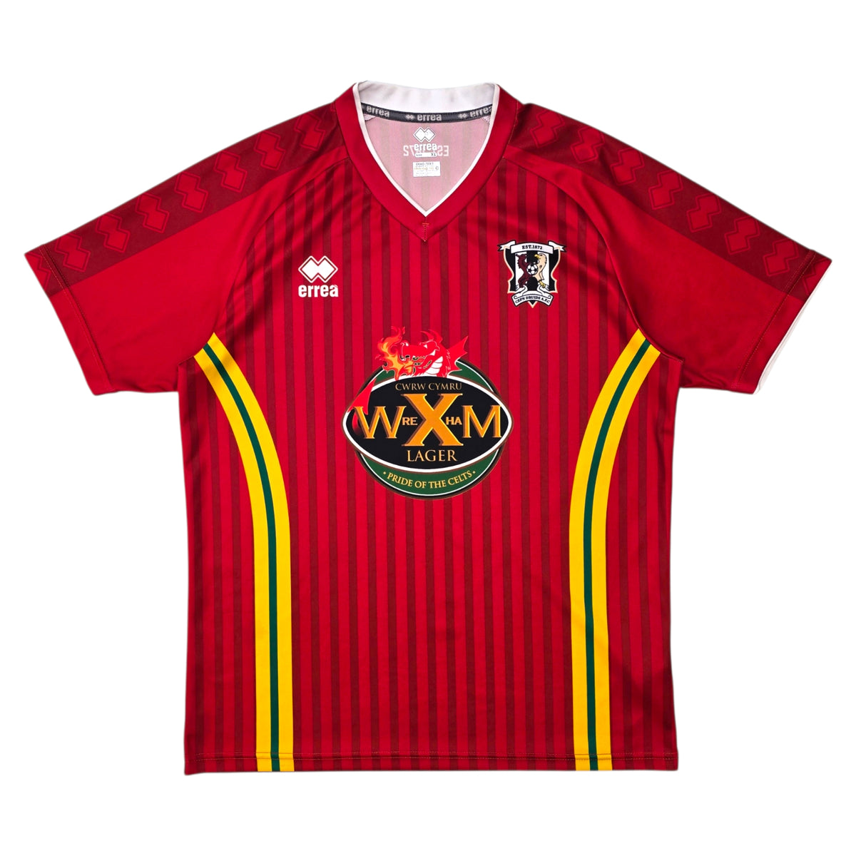2019/20 Cefn Druids Away Football Shirt (XL) Errea