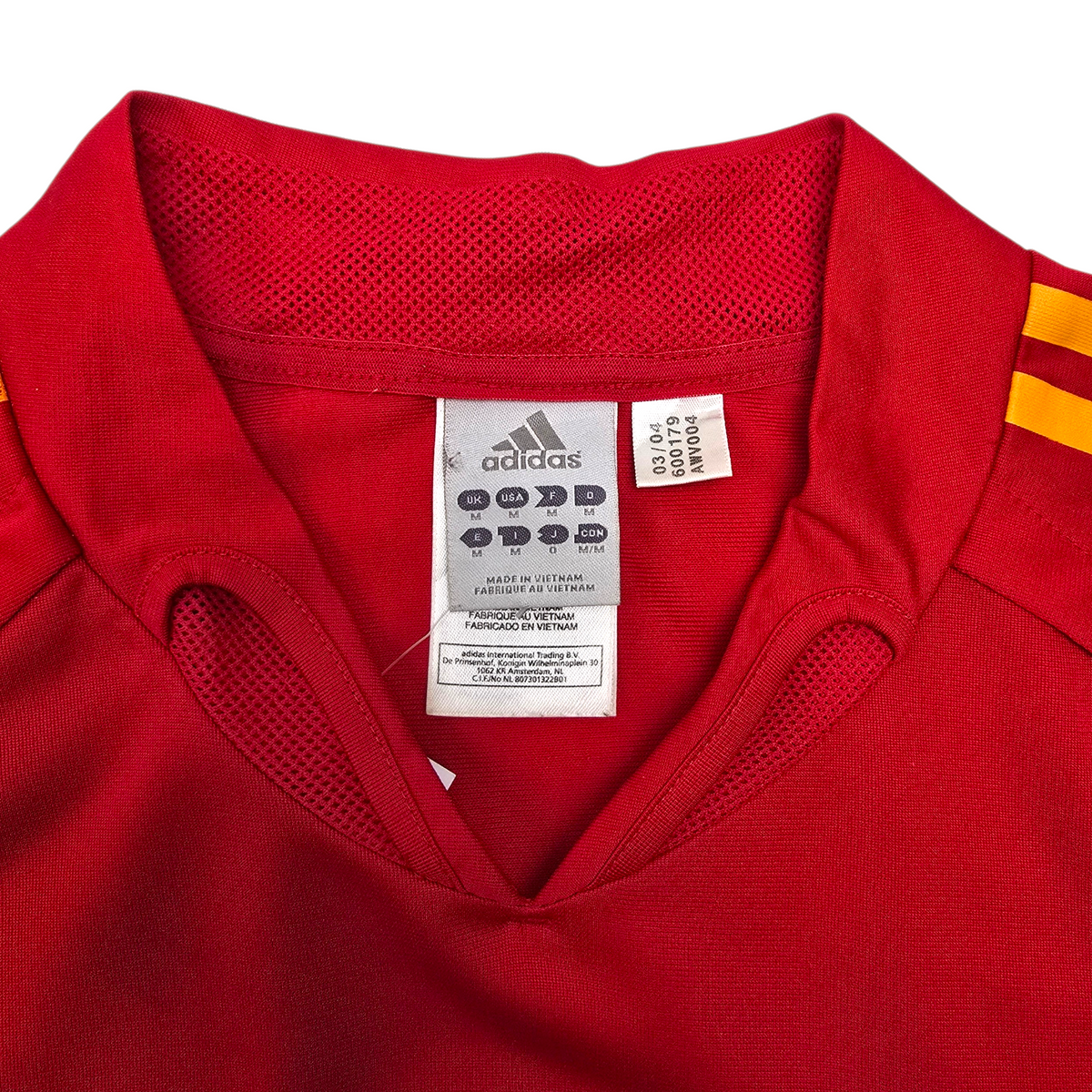 2004/06 Spain Home Football Shirt (M) Adidas