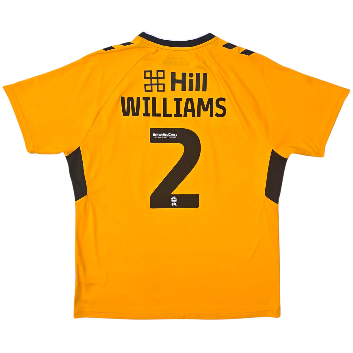 2022/23 Cambridge United Home Football Shirt (2XL) Hummel #2 Williams