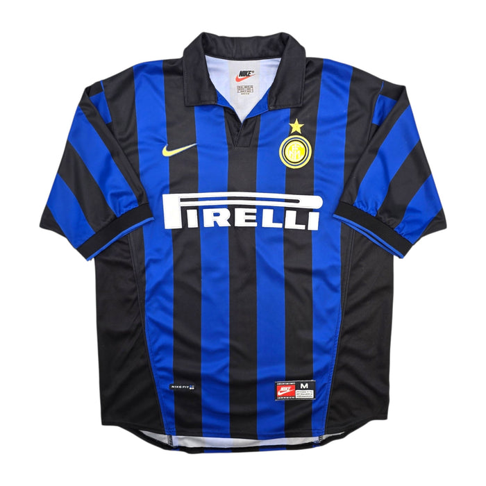1998/99 Inter Milan Home Football Shirt (M) Nike #32 Vieri