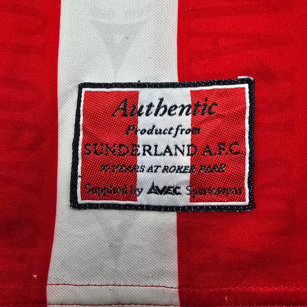 1996/97 Sunderland Home Football Shirt (M) Avec