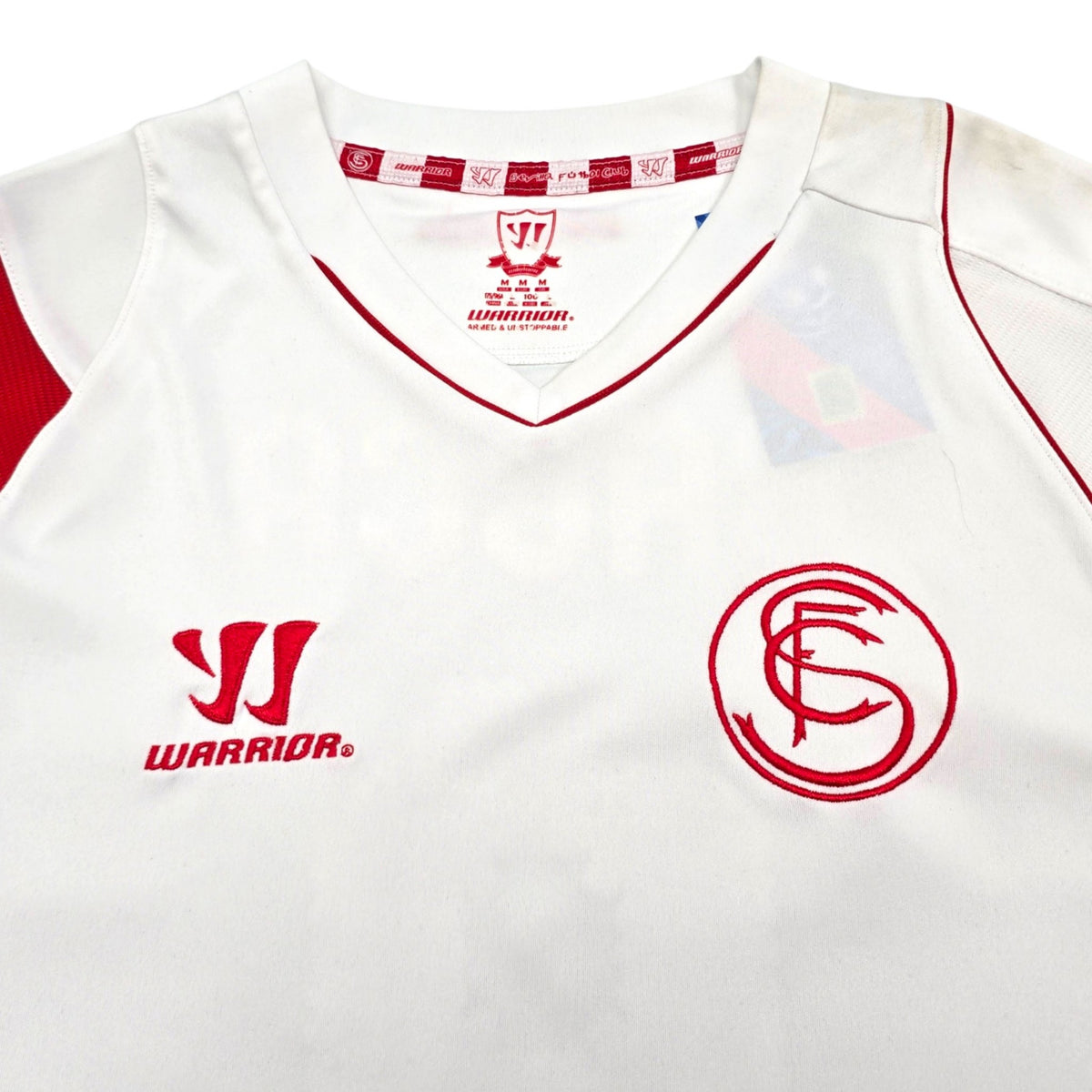 2014/15 Sevilla Home Football Shirt (M) Warrior #9 Bacca