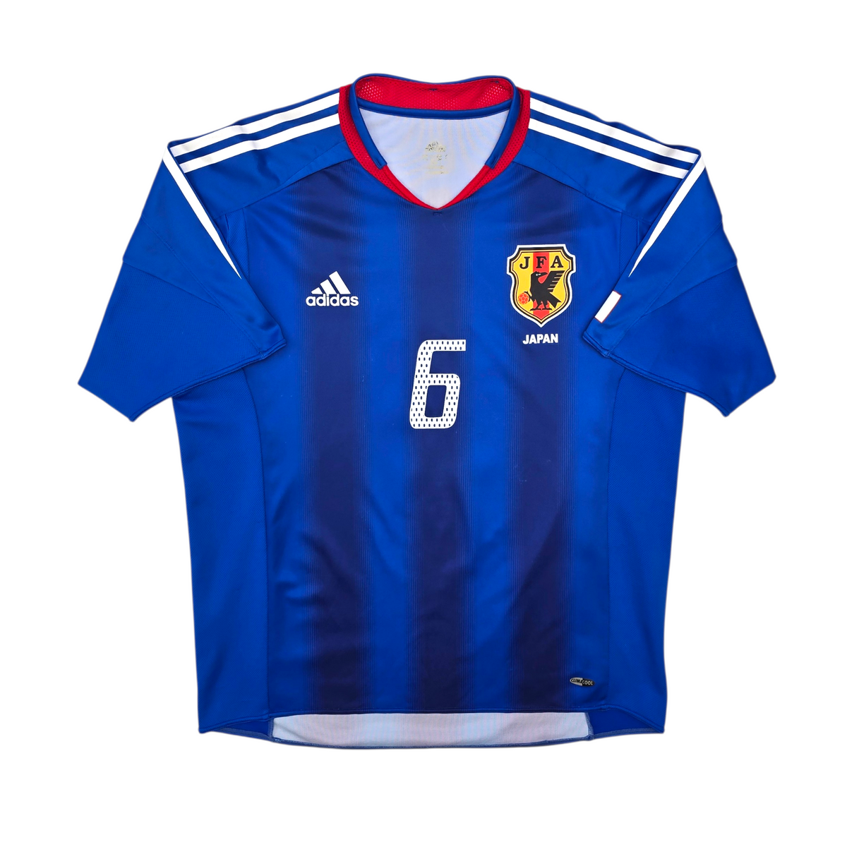 2004/06 Japan Home Football Shirt (L) Adidas #6 Inamoto