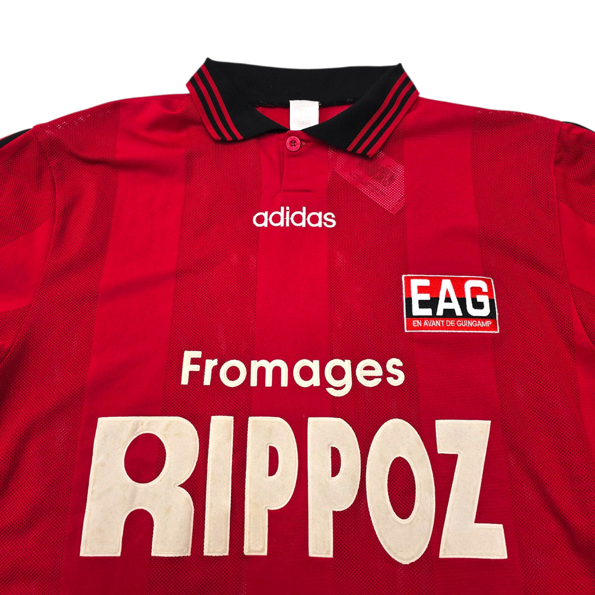 1996/98 Guingamp Home Football Shirt (XL) Adidas #11