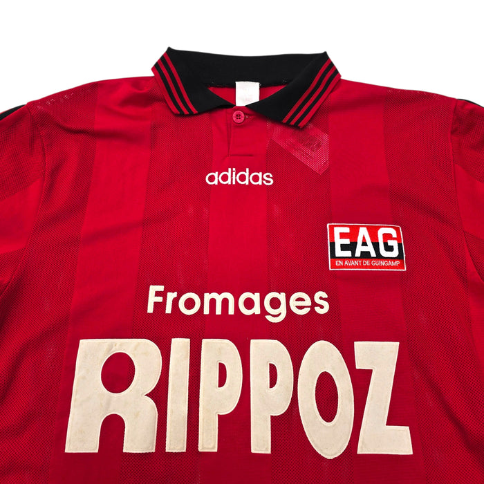 1996/98 Guingamp Home Football Shirt (XL) Adidas #11