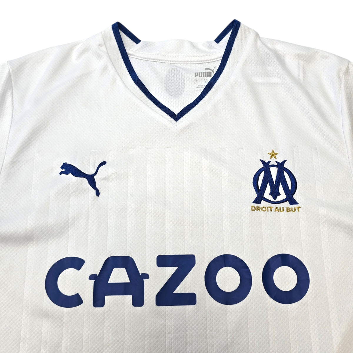 2022/23 Olympique Marseille Home Football Shirt (L) Puma #9 Vitinha