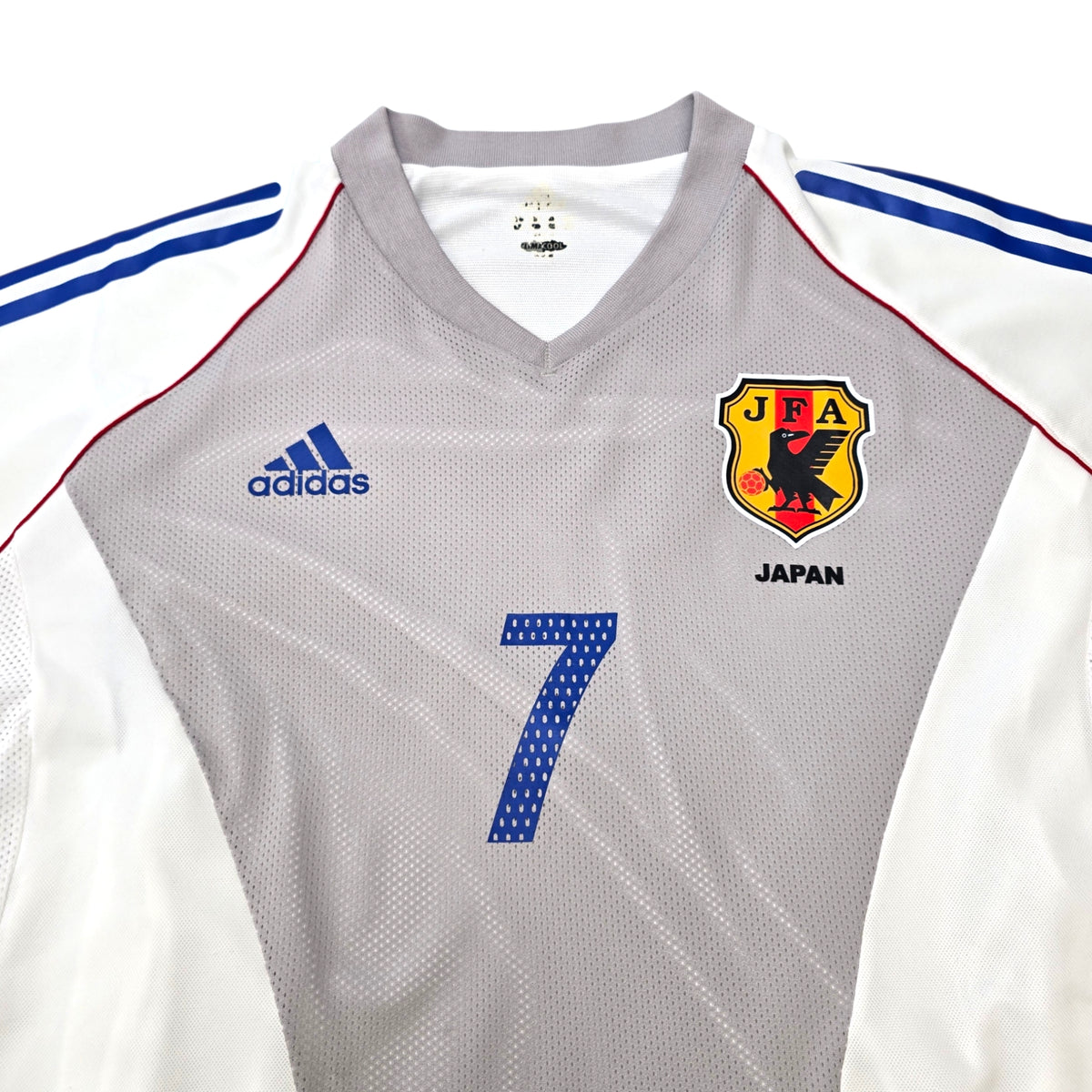 2002/04 Japan Away Football Shirt (M) Adidas #7 Nakata (Player Version)
