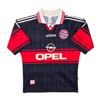 1997/99 Bayern Munich Home Football Shirt (M) Adidas #9 Elber