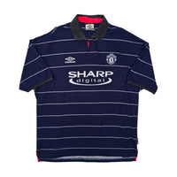 1999/00 Manchester United Away Football Shirt (XL) Umbro #16 Keane