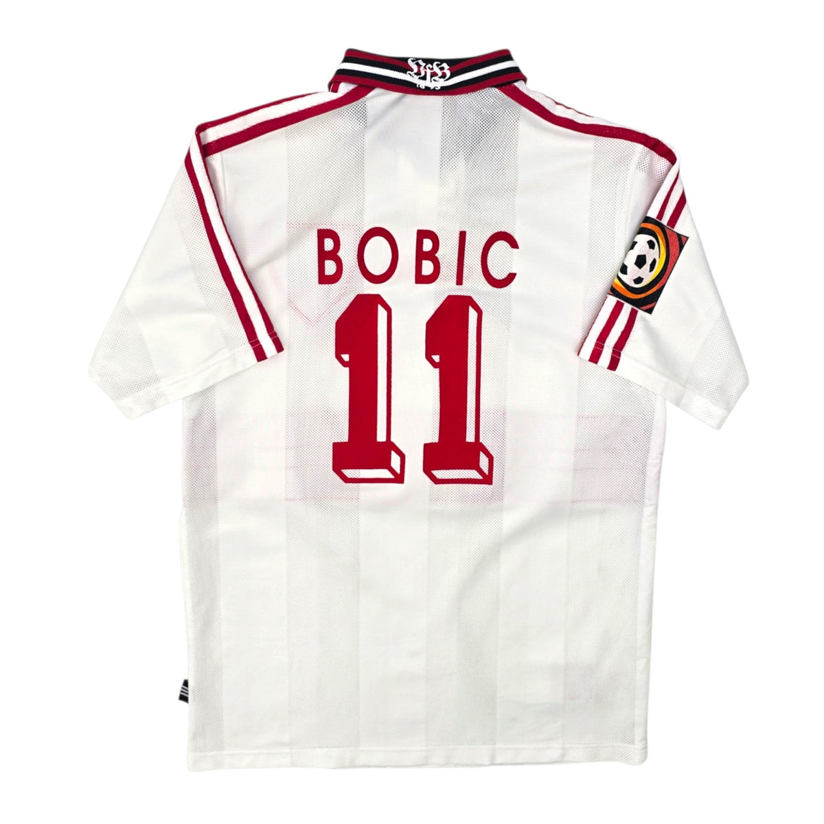 1996/97 Stuttgart Home Football Shirt (XS) Adidas #11 Bobic