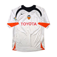 2005/06 Valencia Home Football Shirt (L) Nike #7 David Villa