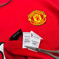2002/04 Manchester United Home Football Shirt (L) Nike | Player Version