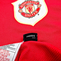 2006/07 Manchester United Home Football Shirt (L) Nike #16 Carrick