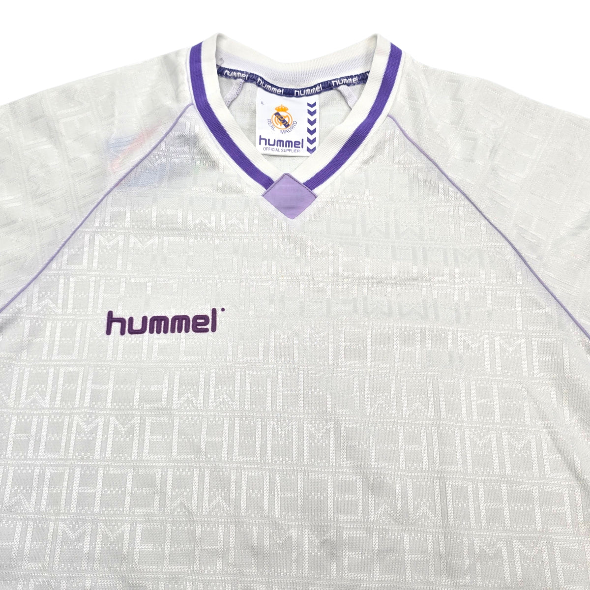 1990/92 Real Madrid Home Football Shirt (L) Hummel