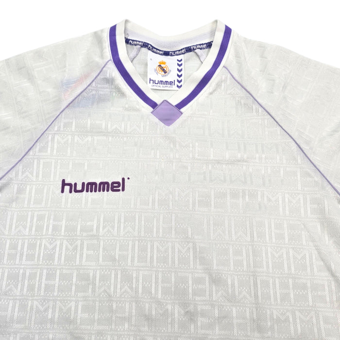 1990/92 Real Madrid Home Football Shirt (L) Hummel