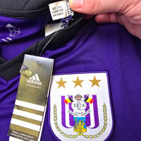 2013/14 Anderlecht Home Football Shirt (L) Adidas #45 Mitrovic