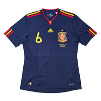 2010/11 Spain Away Football Shirt (M) Adidas #8 A. Iniesta