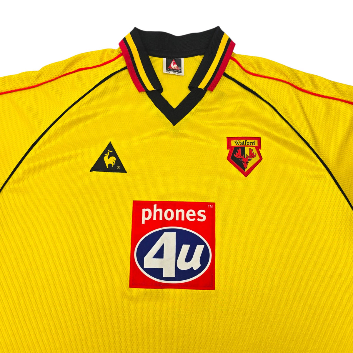 1999/01 Watford Home Football Shirt (2XL) Le Coq Sportif