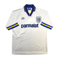 1993/95 Parma Home Football Shirt (L) Umbro