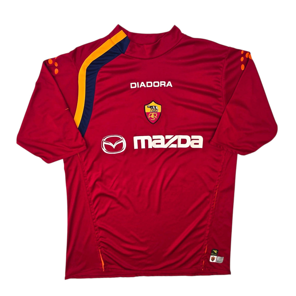 2003/04 Roma Home Football Shirt (XL) Diadora #10 Totti