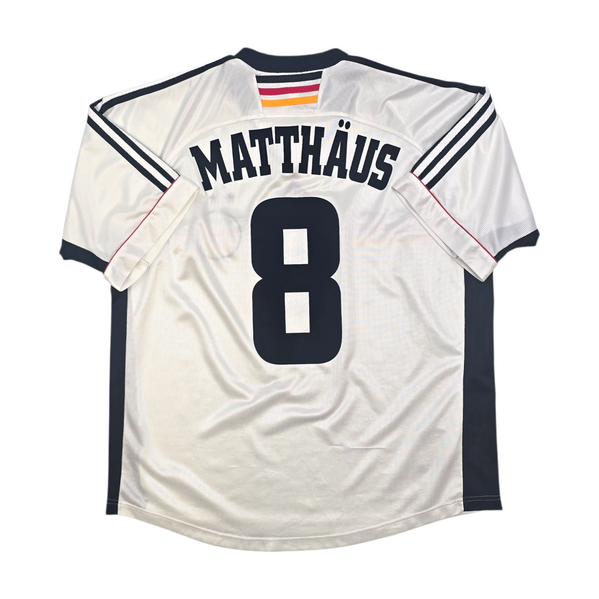 1998/00 Germany Home Football Shirt (XL) Adidas #8 Matthaus