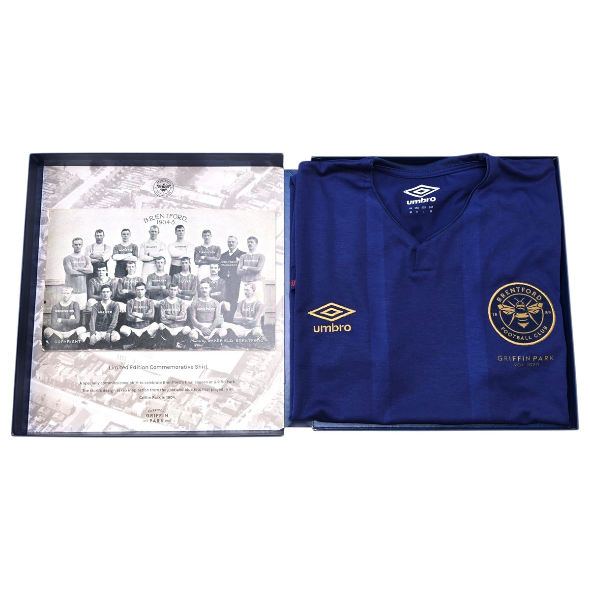2019/20 Brentford Special Edition Football Shirt (M) Umbro Commemorative 'Griffin Park' | Boxed