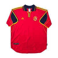 1999/02 Spain Home Football Shirt (XL) Adidas