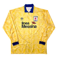 1995/96 Spezia Away Football Shirt (L) Umbro