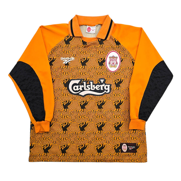 1996/97 Liverpool Goal Keeper Football Shirt (M) Reebok