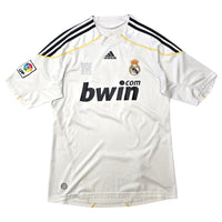 2009/10 Real Madrid Home Football Shirt (S) Adidas #4 Sergio Ramos