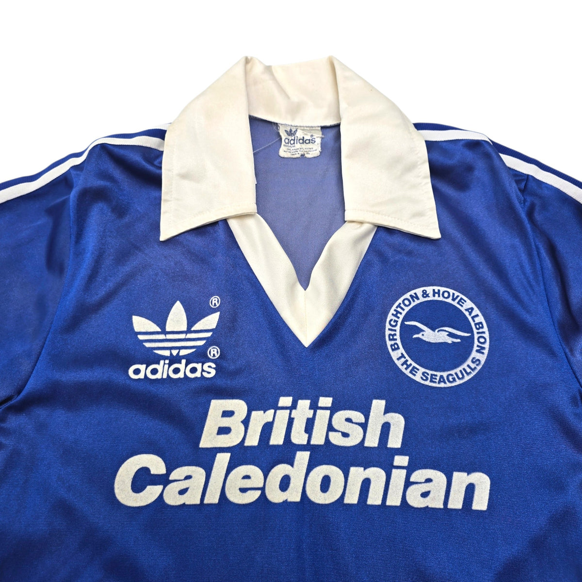 1980/83 Brighton Home Football Shirt (M) Adidas