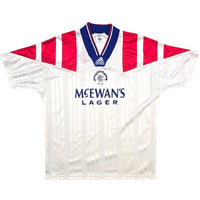 1992/94 Glasgow Rangers Away Football Shirt (M) Adidas