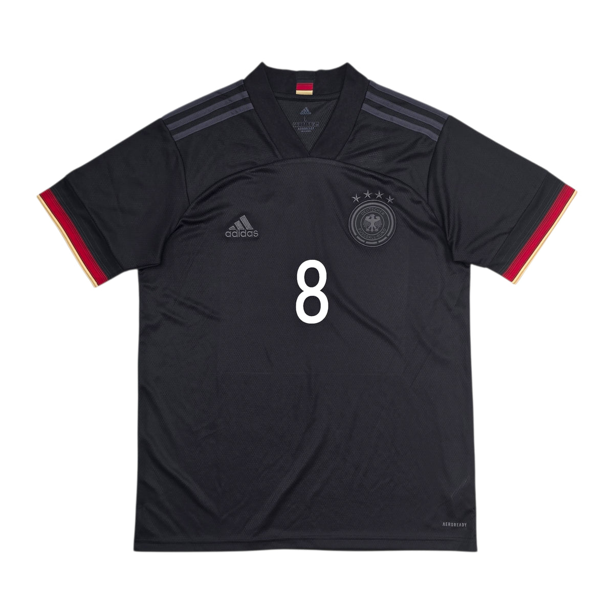 2020/21 Germany Away Football Shirt (L) Adidas #8 Kroos