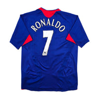 2005/06 Manchester United Away Football Shirt (M) Nike #7 Ronaldo
