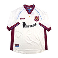 1998/99 West Ham United Away Football Shirt (XL) PONY