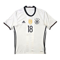 2016/17 Germany Home Football Shirt (M) Adidas #18 Kroos