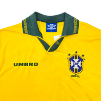 1993/94 Brazil Home Football Shirt (XL) Umbro