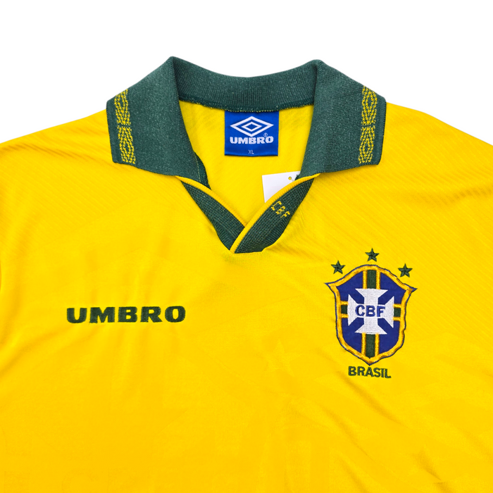 1993/94 Brazil Home Football Shirt (XL) Umbro