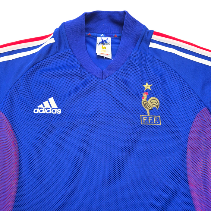 2002/04 France Home Football Shirt (M) Adidas