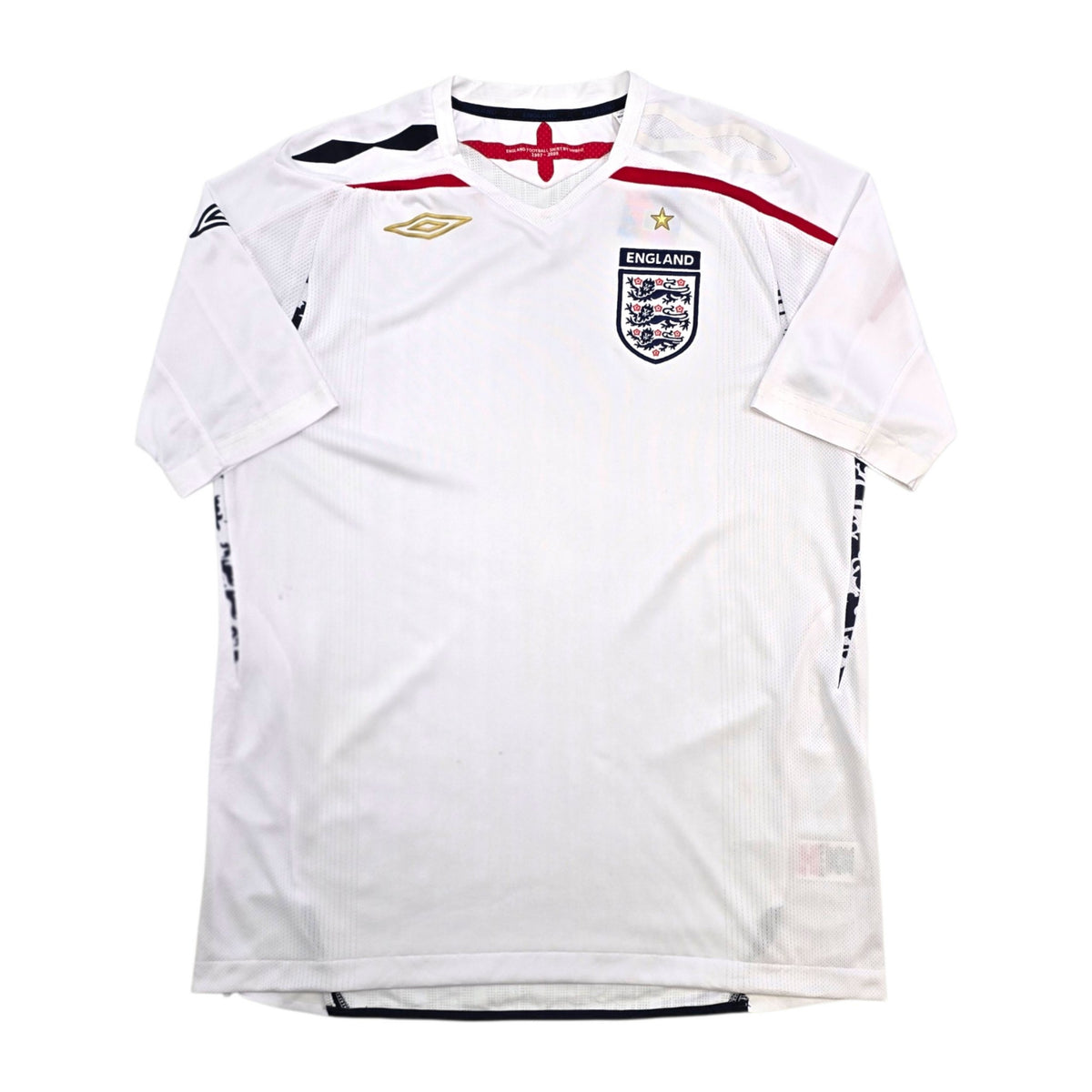 2007/09 England Home Football Shirt (L) Umbro