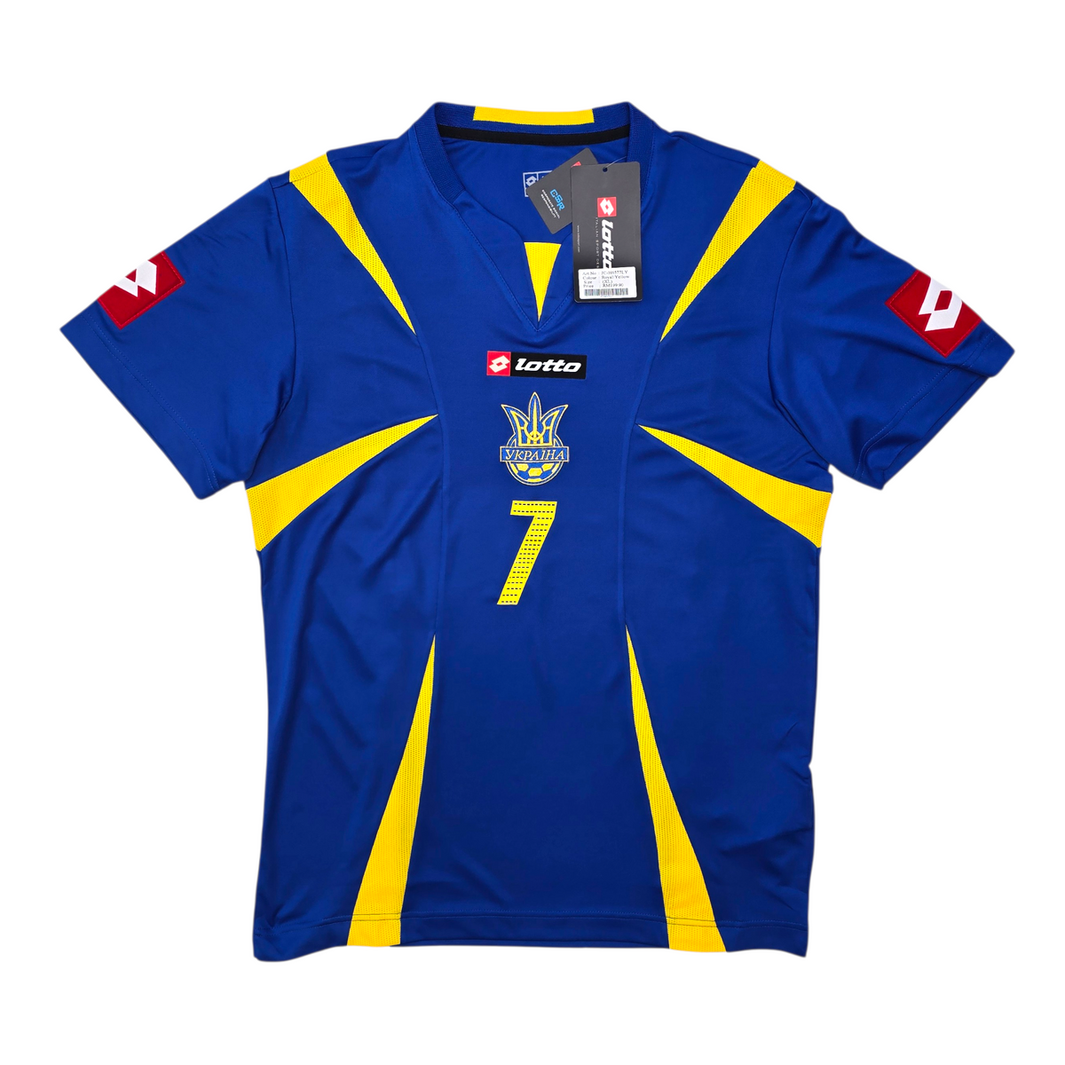 2006/08 Ukraine Away Football Shirt (XL) Lotto #7 Shevchenko (BNWTs)