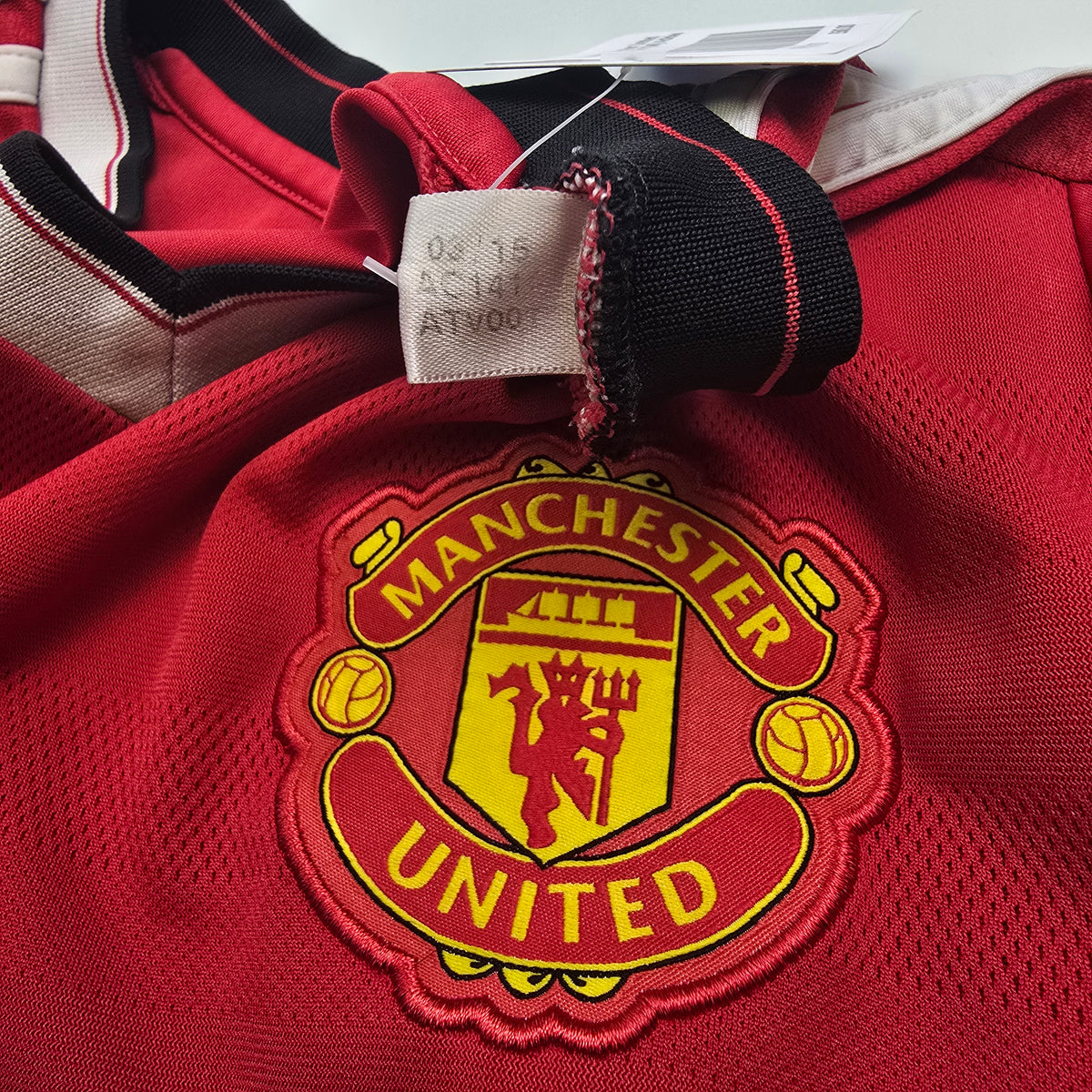 2015/16 Manchester United Home Football Shirt (M) Adidas