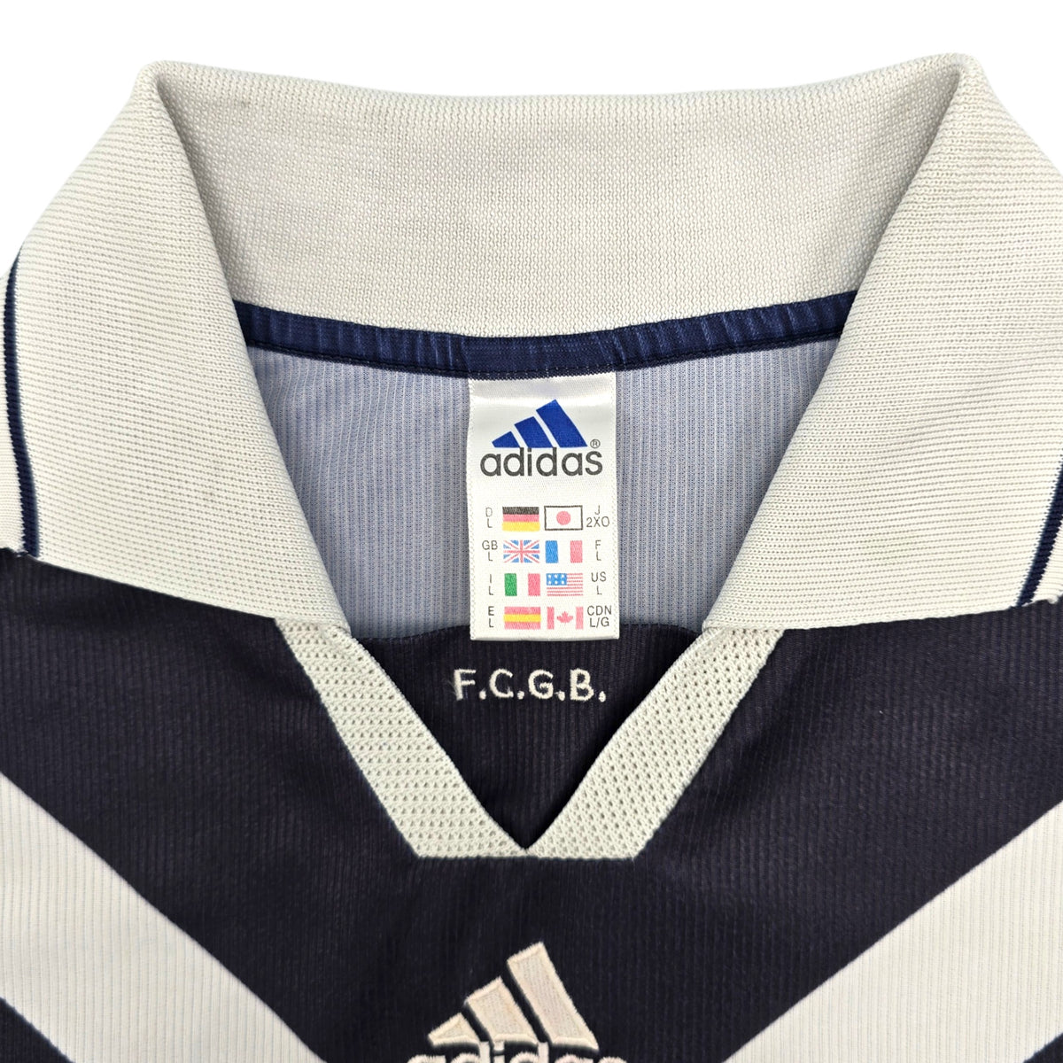 2000/01 Bordeaux Home Football Shirt (L) Adidas