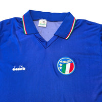 1986/90 Italy Home Football Shirt (M) Diadora