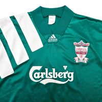 1992/93 Liverpool Away Football Shirt (XL) Adidas