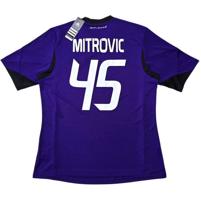 2013/14 Anderlecht Home Football Shirt (L) Adidas #45 Mitrovic