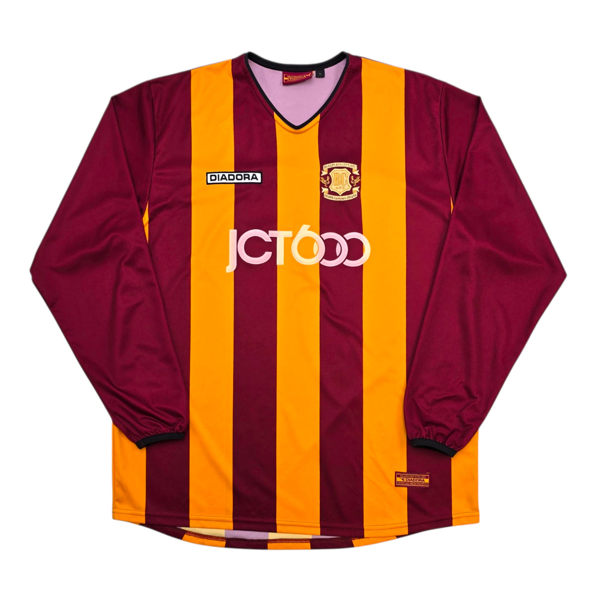 2003/04 Bradford City Home Football Shirt (L) Diadora (Centenary Shirt)