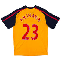 2008/09 Arsenal Away Football Shirt (L) Nike #23 Arshavin